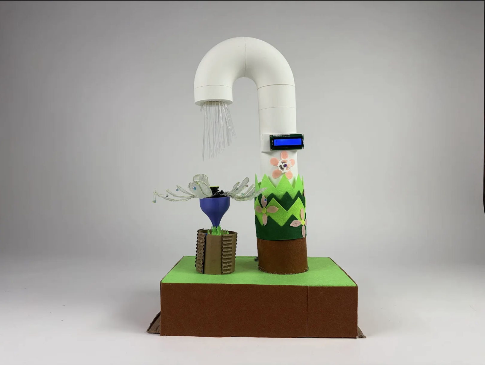 Noise Reactive Flower Arduino hardware project